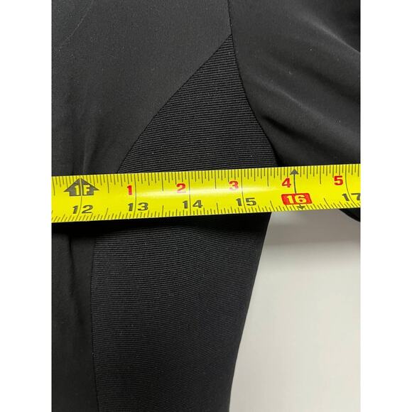 Mara Hoffman office Dress Full Zip Long Sleeve USA silk Black Size 6 A000397